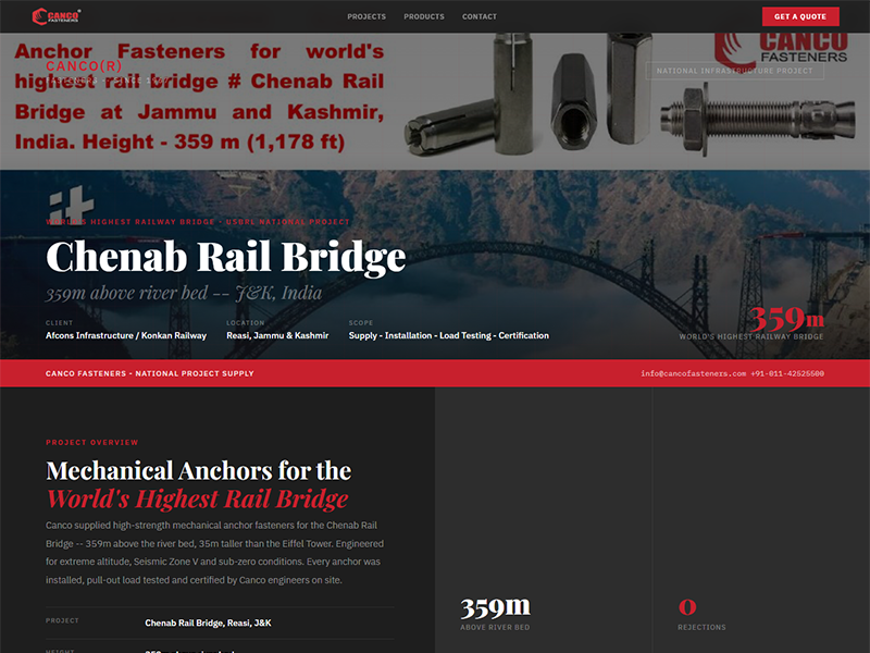 Project Chenab Bridge